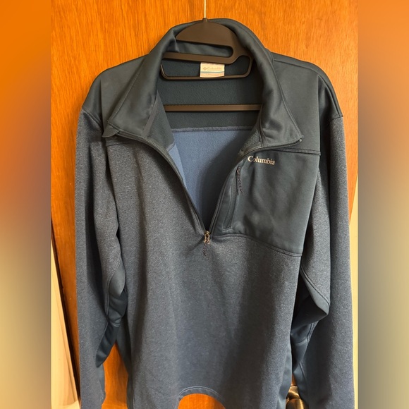 Men’s Columbia pullover, 1/4 zip, color teal, size L, excellent used condition - Picture 5 of 16
